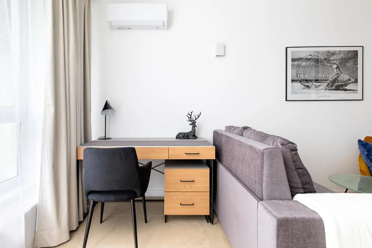Sierpinskiego 1A - Studio With Balcony & Desk - Remote Work By Noclegi Renters Warsaw Poland